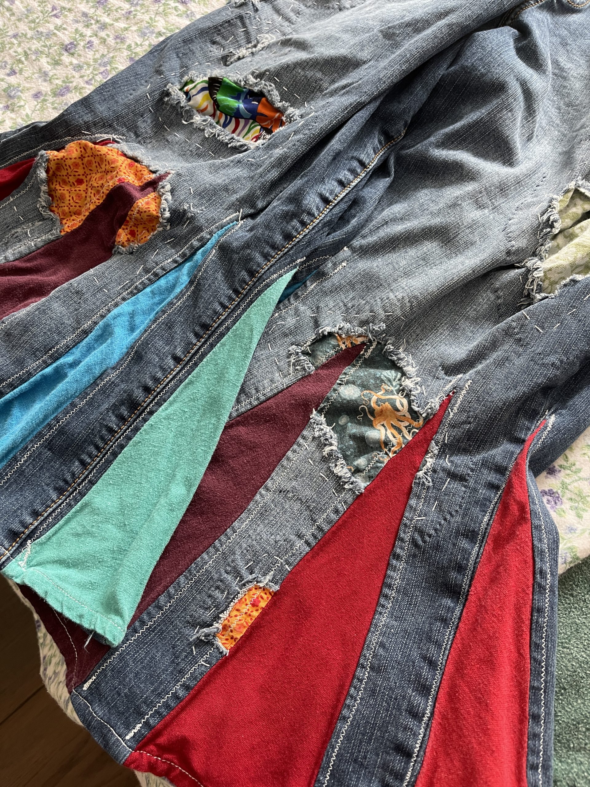 How to add Flare to Thrifted Jeans - QTPieCollective